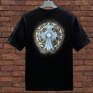 Chrome Hearts Men's Black Short Sleeve T-Shirt